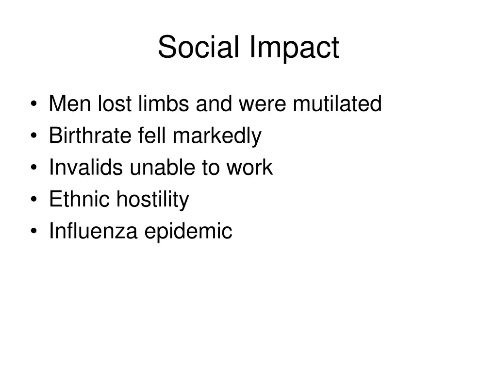 social impact