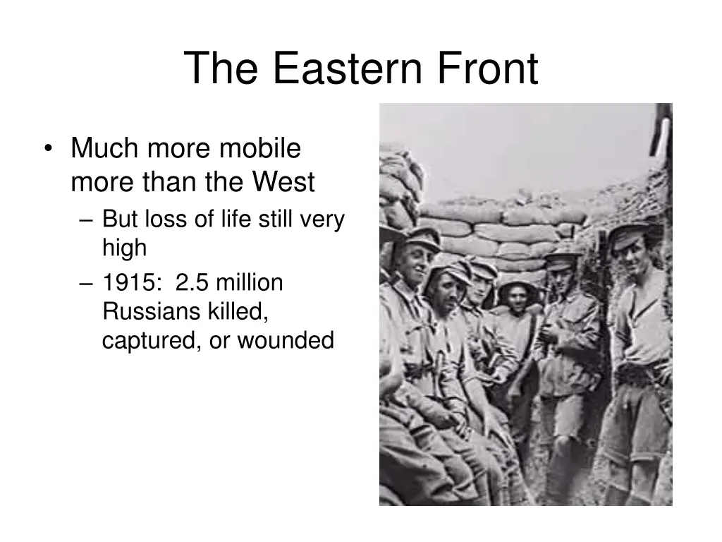 the eastern front 1