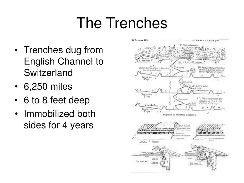 the trenches