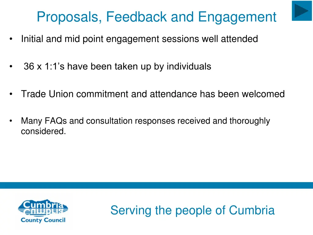 proposals feedback and engagement