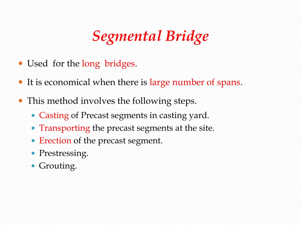 segmental bridge
