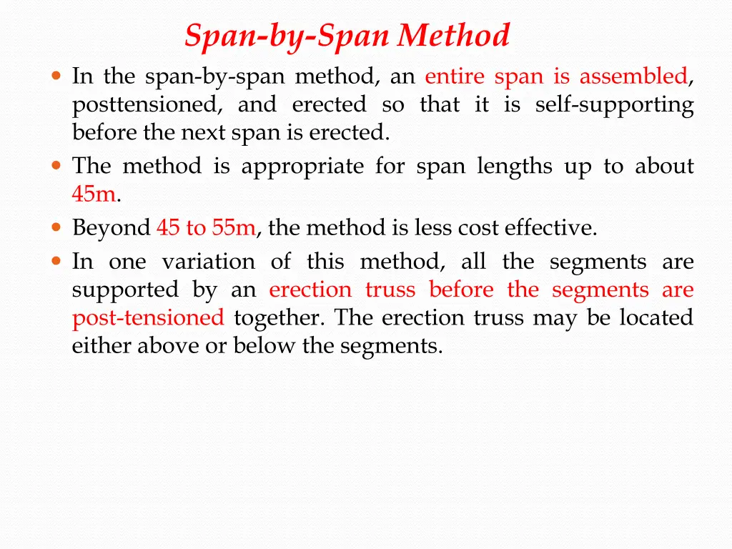span by span method 1