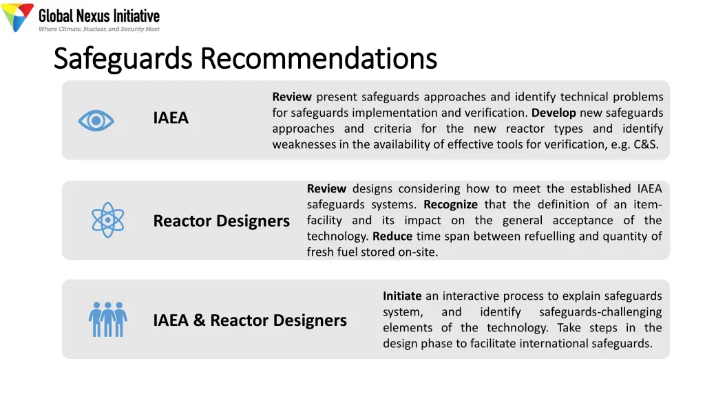 safeguards recommendations safeguards