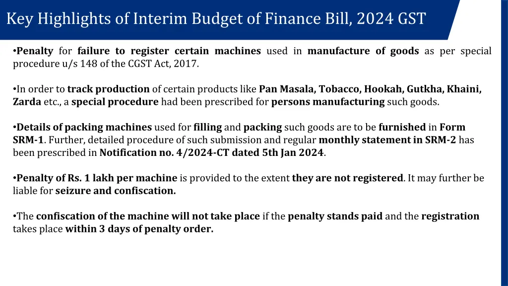 key highlights of interim budget of finance bill 1