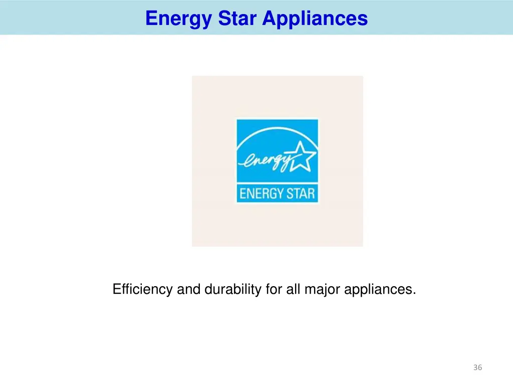 energy star appliances