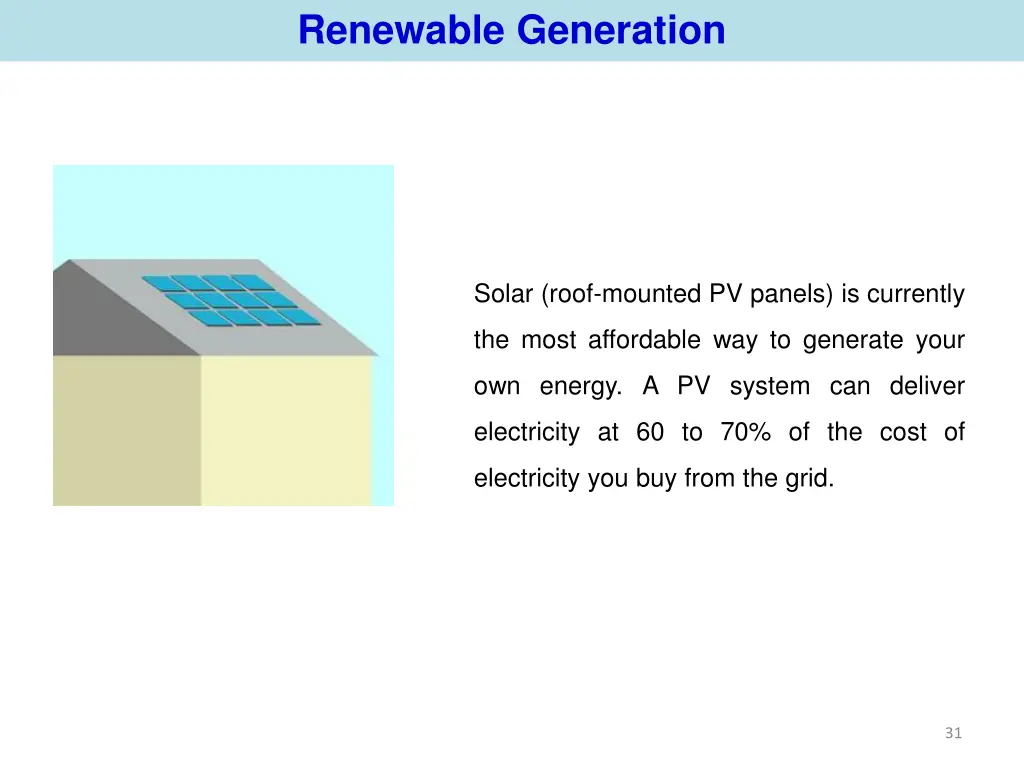 renewable generation