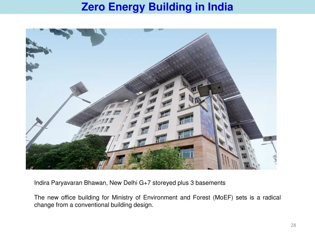 zero energy building in india