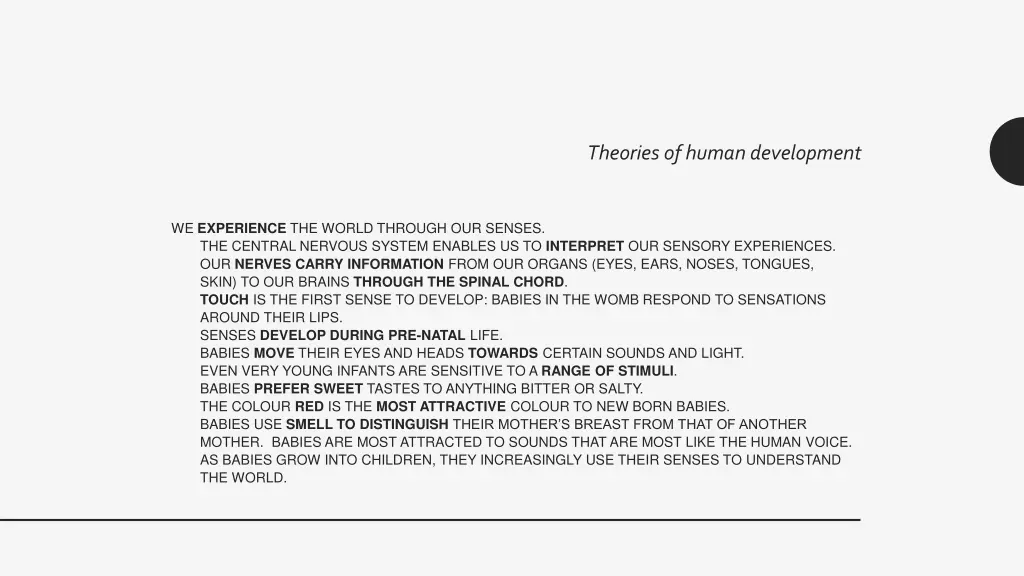 theories of human development 1