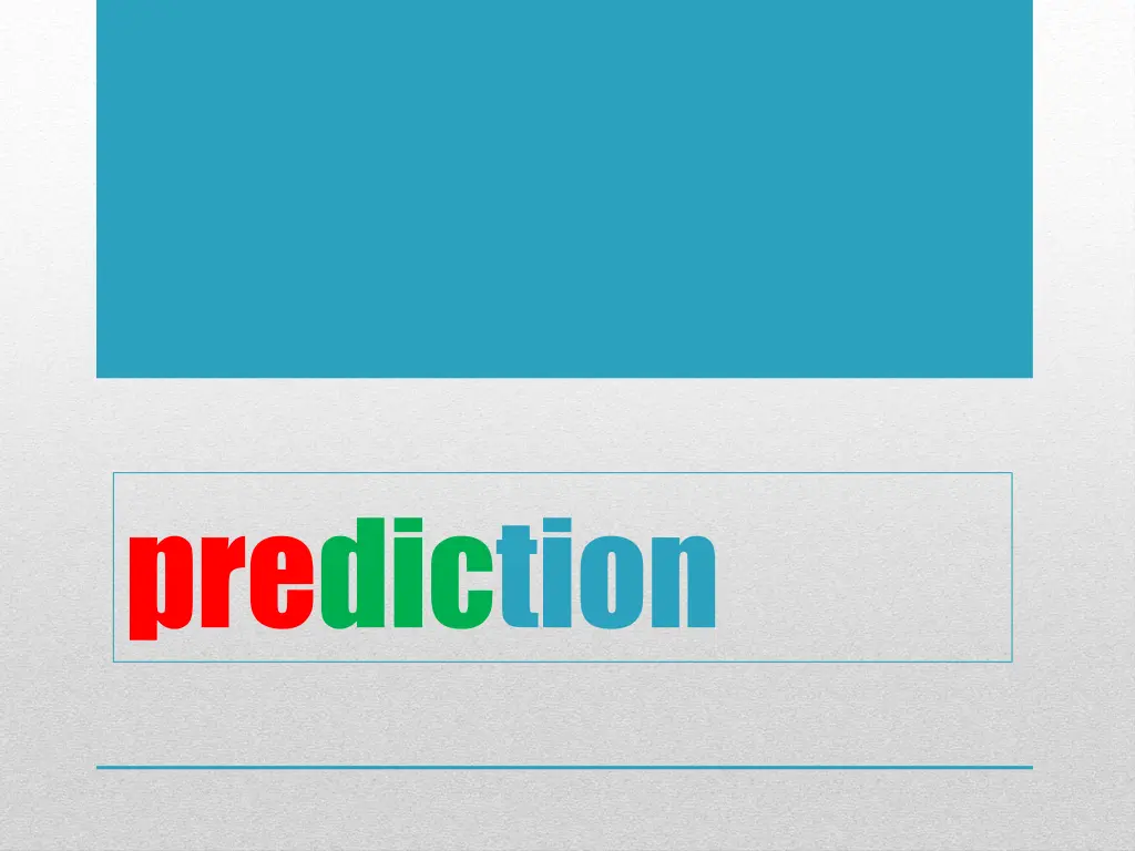prediction 1