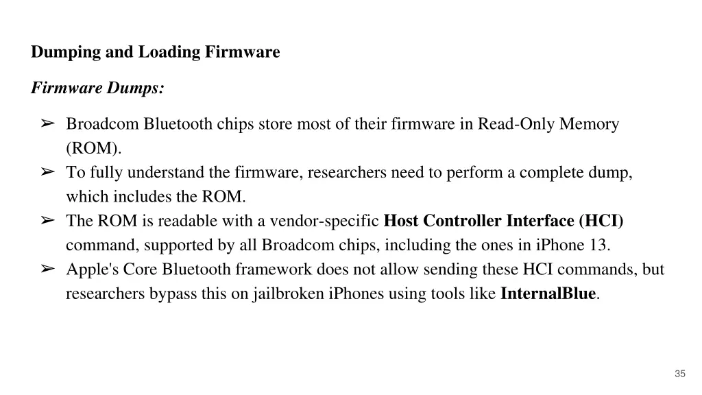 dumping and loading firmware
