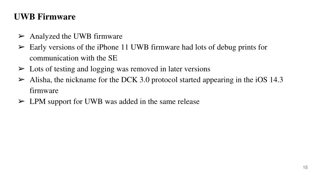 uwb firmware