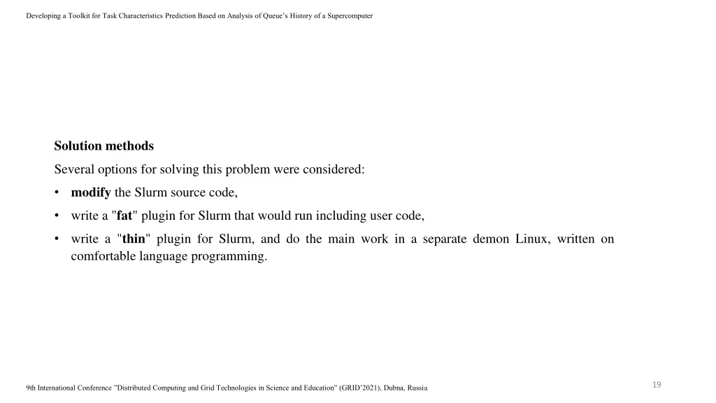 developing a toolkit for task characteristics 18