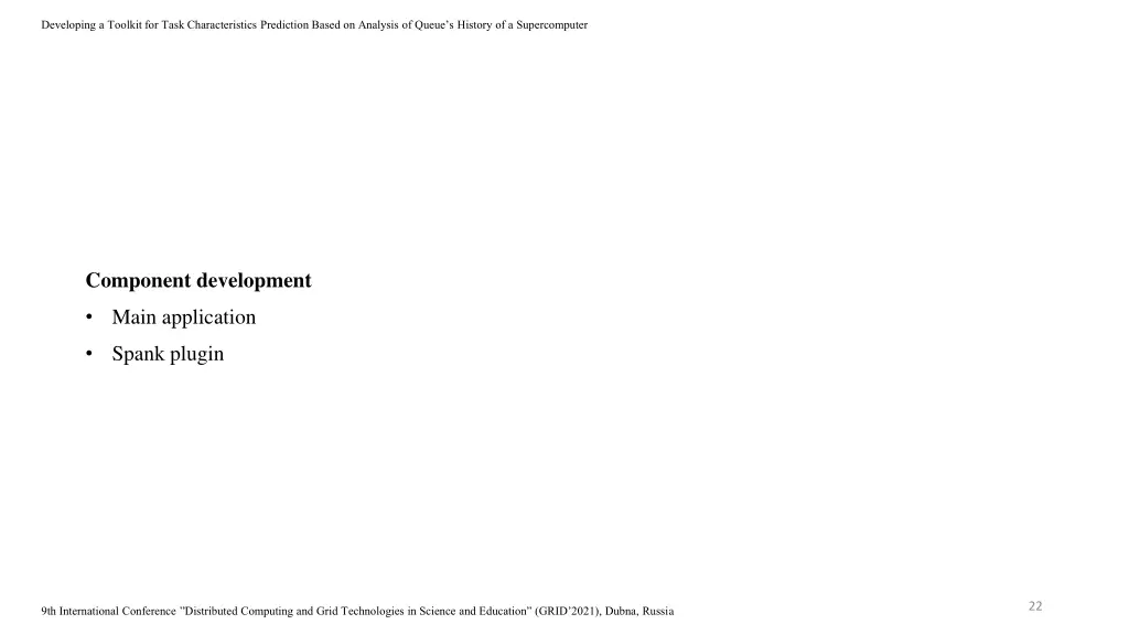 developing a toolkit for task characteristics 21