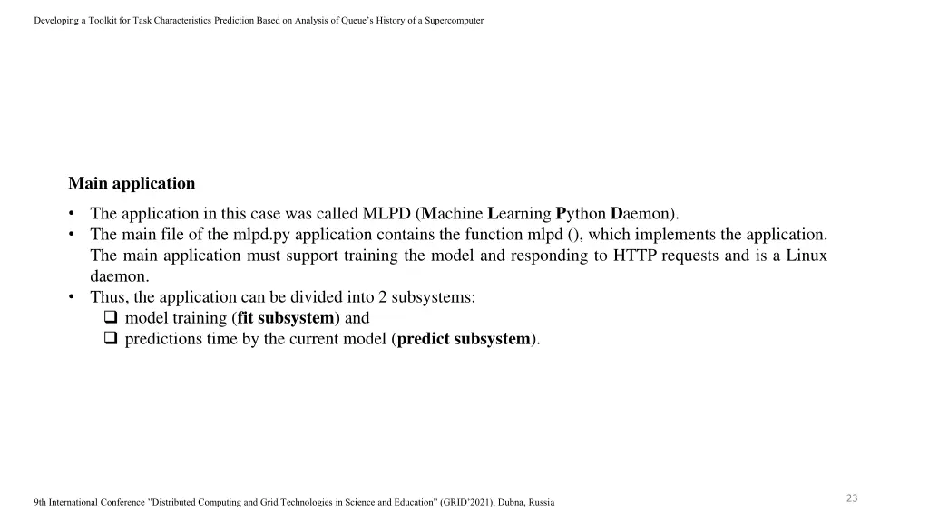 developing a toolkit for task characteristics 22