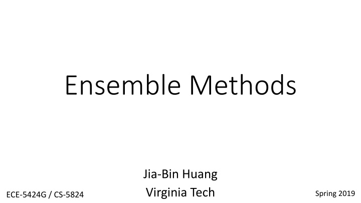 ensemble methods