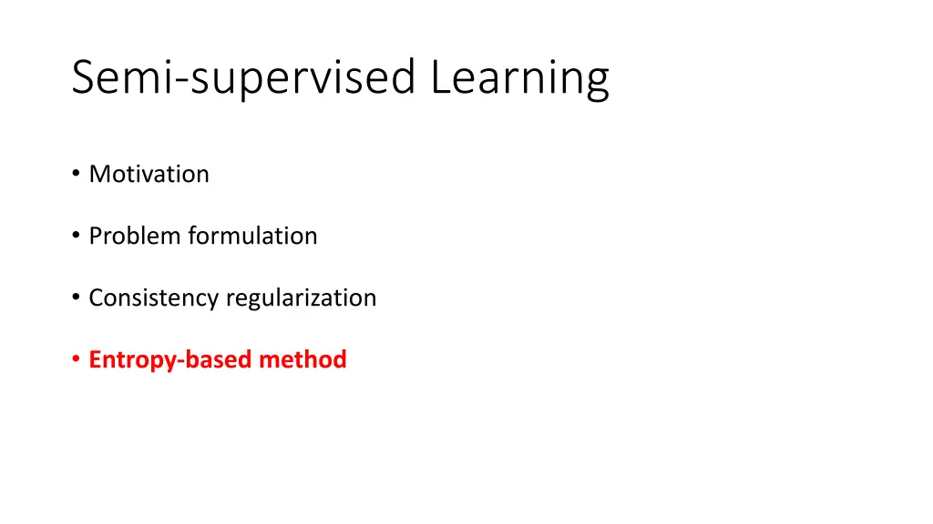 semi supervised learning 1