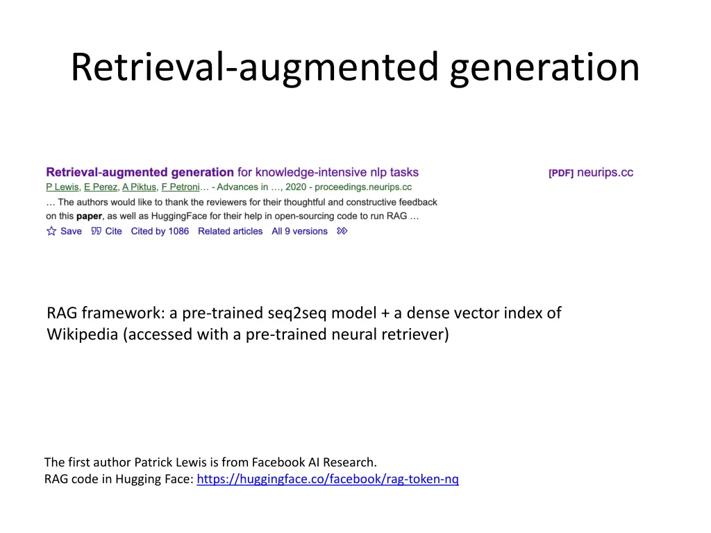 retrieval augmented generation 4