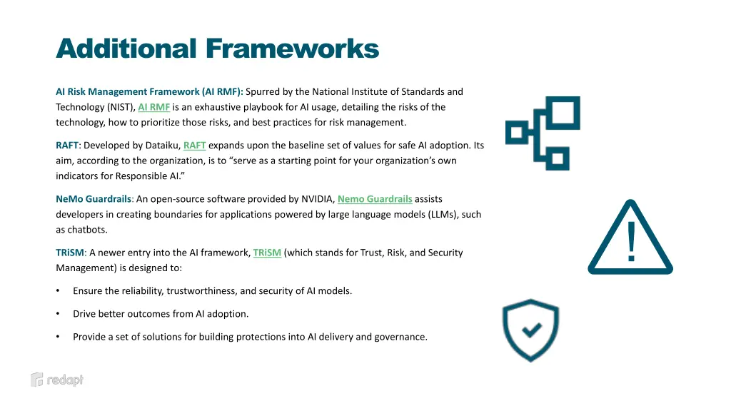 additional frameworks