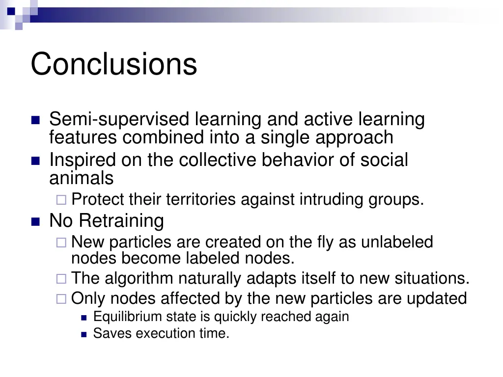 conclusions