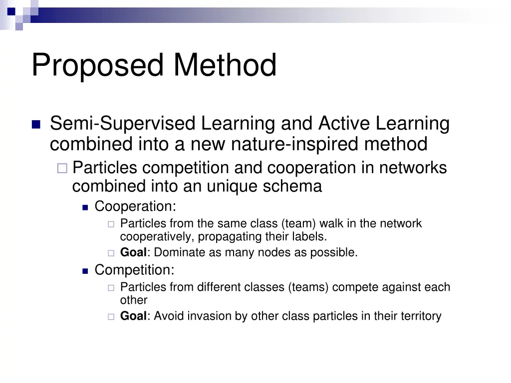 proposed method