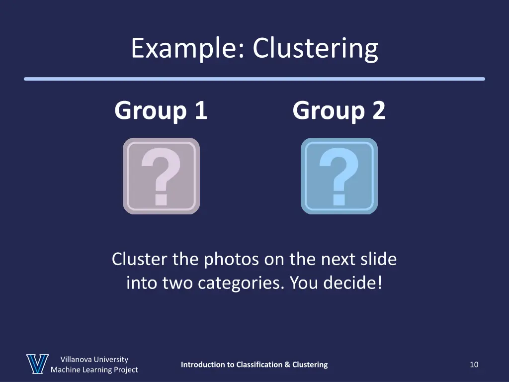 example clustering