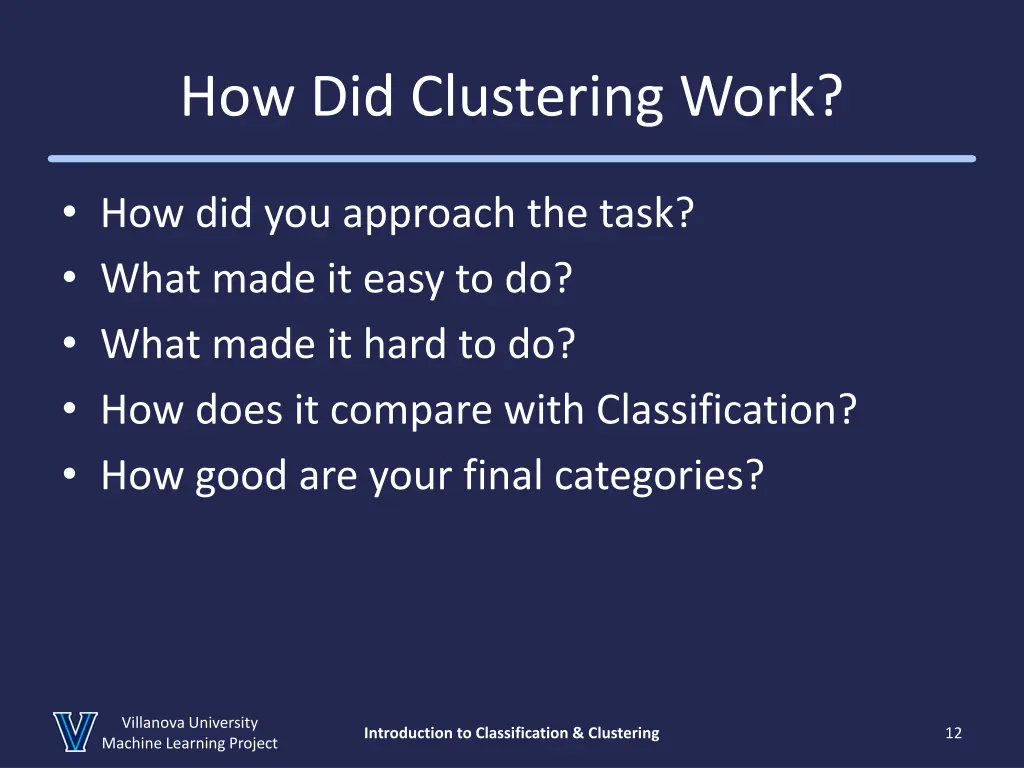 how did clustering work