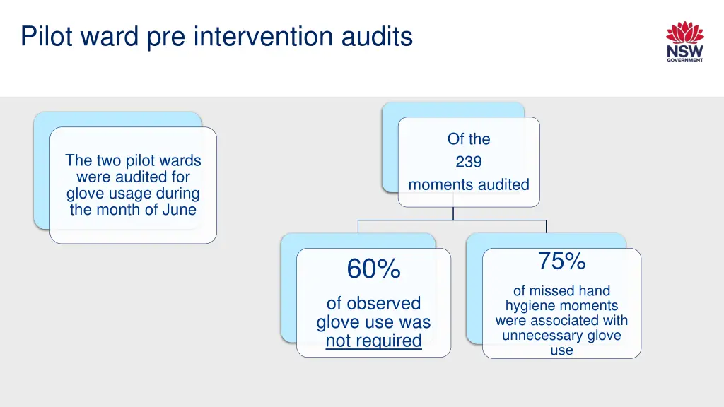 pilot ward pre intervention audits