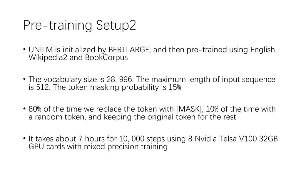 pre training setup2