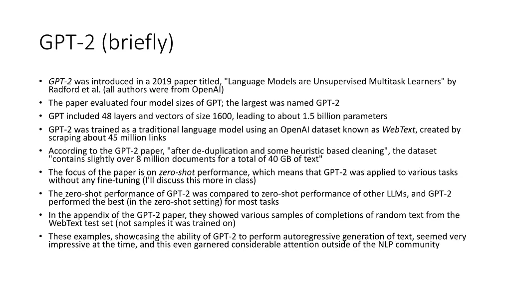 gpt 2 briefly