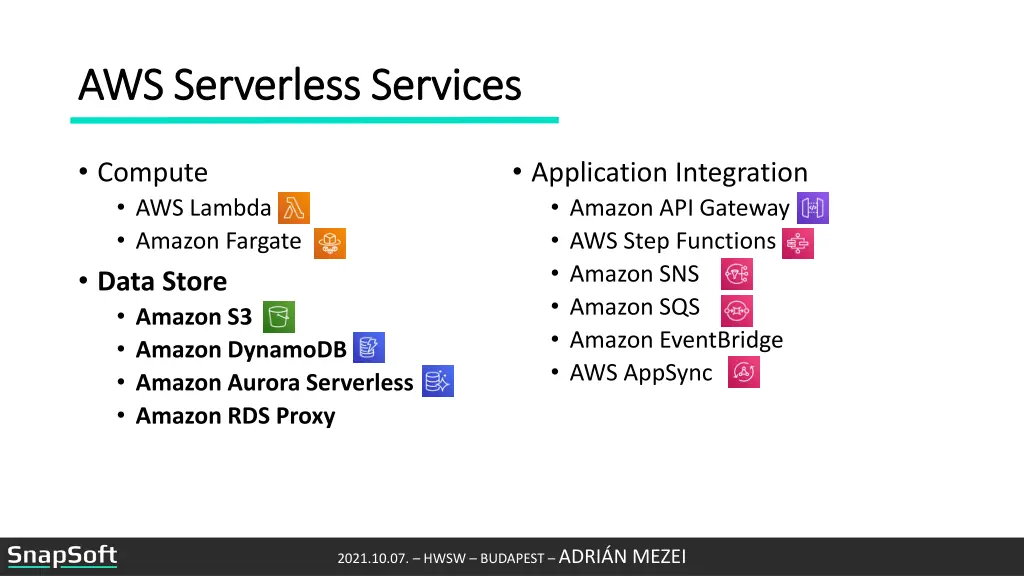 aws serverless services aws serverless services 1