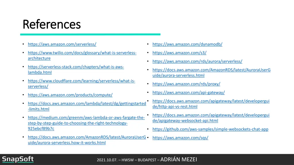 references references