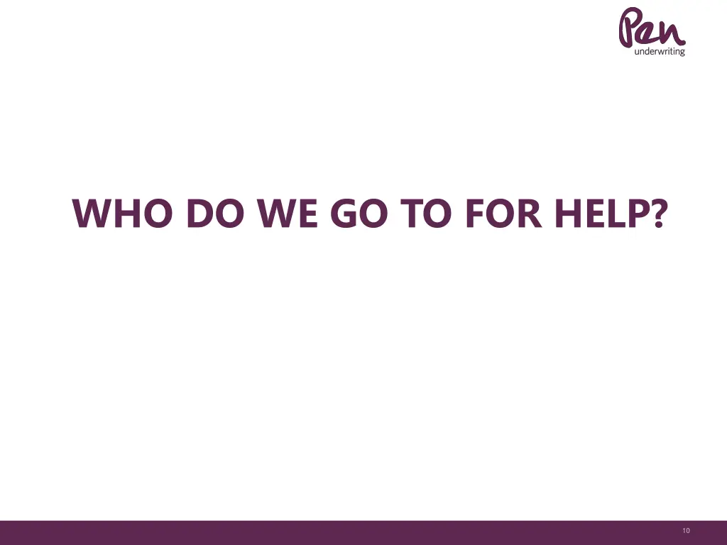 who do we go to for help