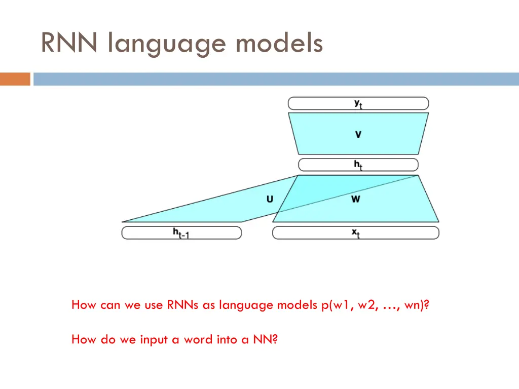 rnn language models