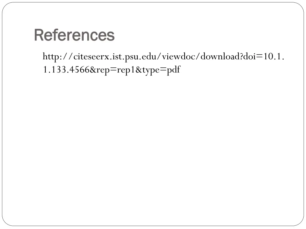 references references