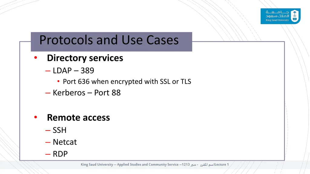 protocols and use cases 2