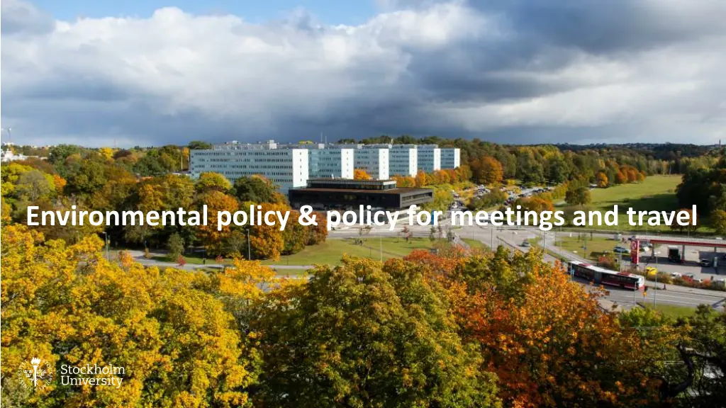 environmental policy policy for meetings