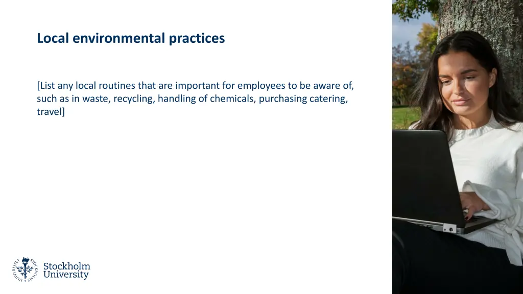 local environmental practices