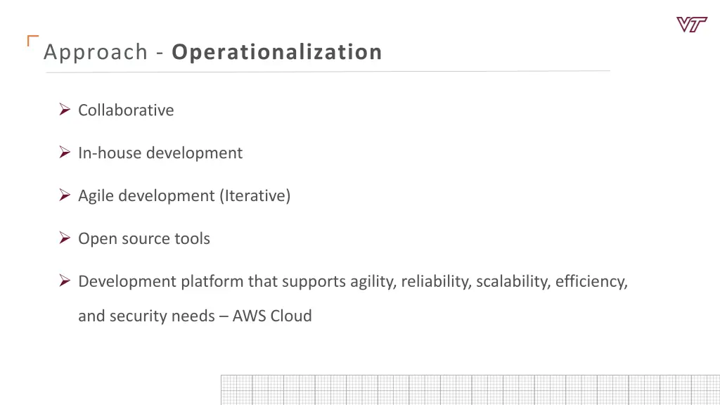 approach operationalization
