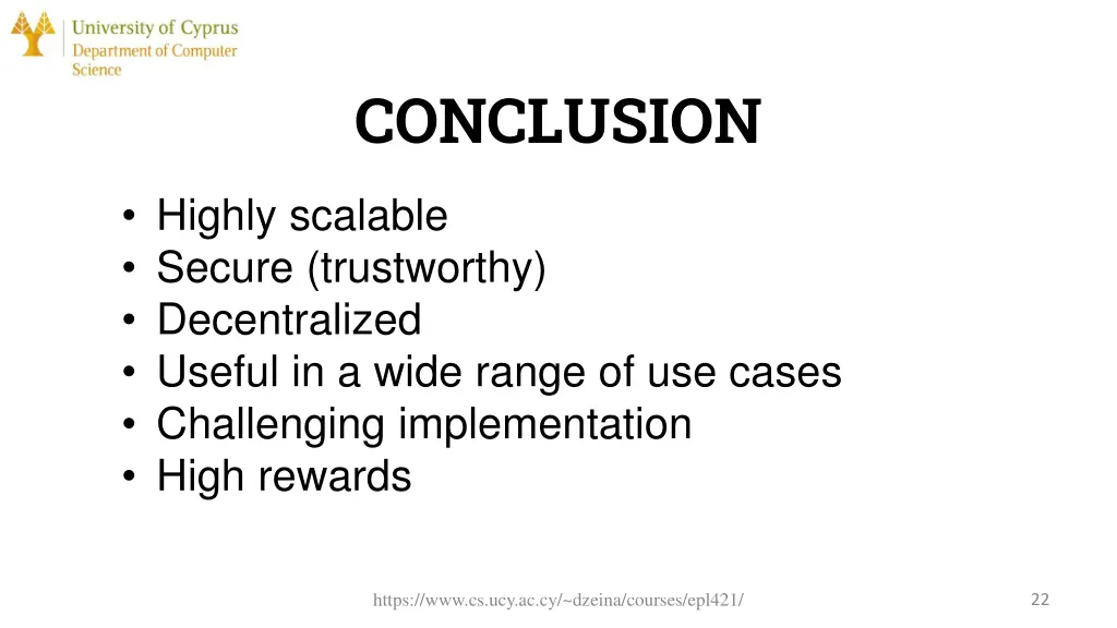 conclusion