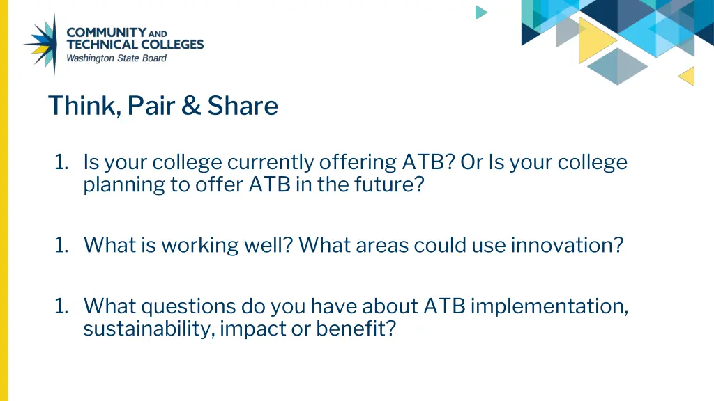 think pair share