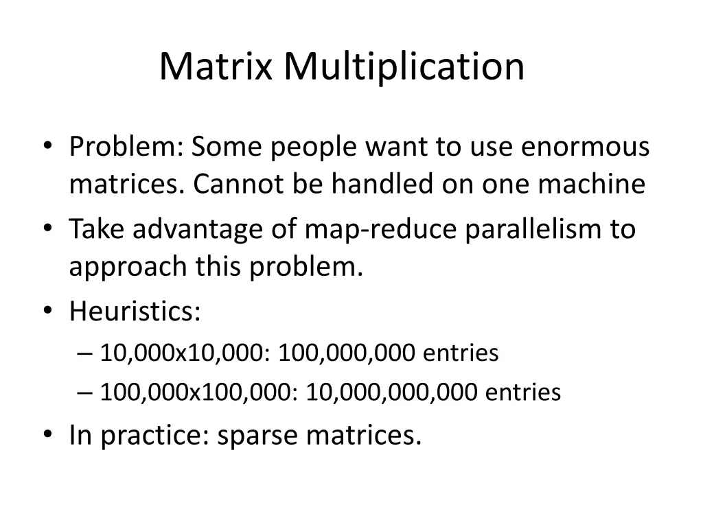 matrix multiplication 1