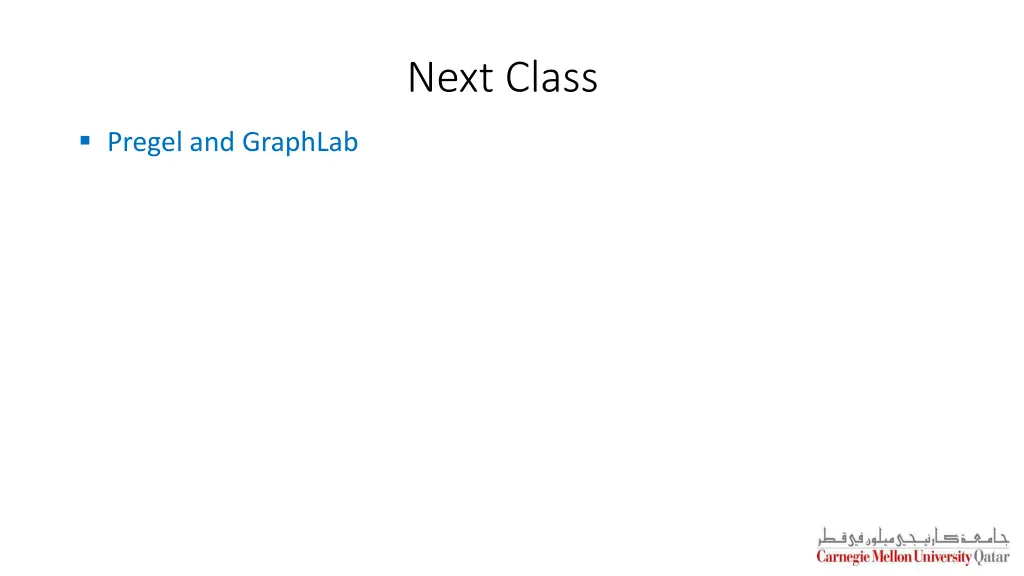 next class
