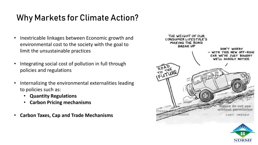 why markets for climate action