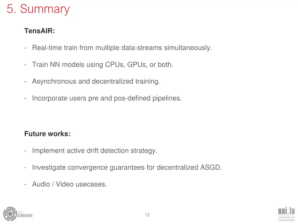 5 summary