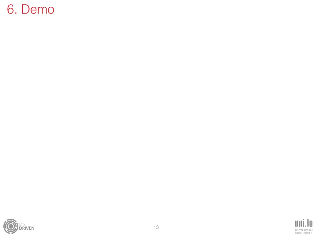 6 demo