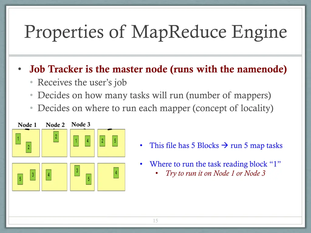 properties of mapreduce engine