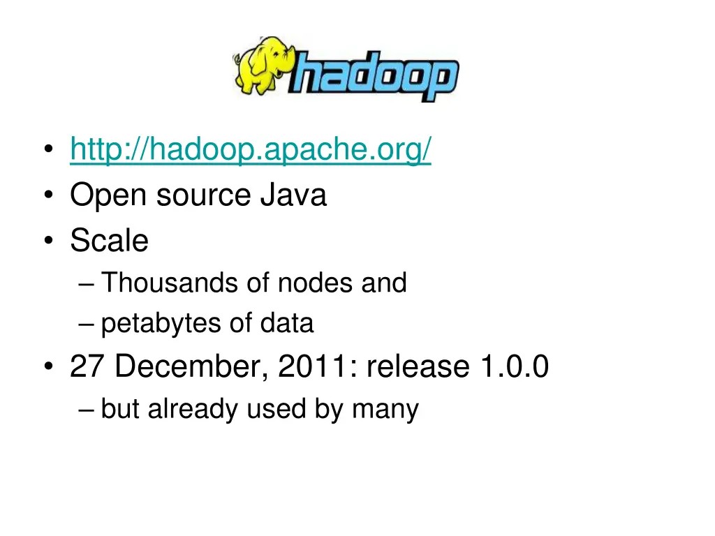 http hadoop apache org open source java scale