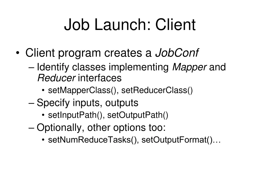 job launch client