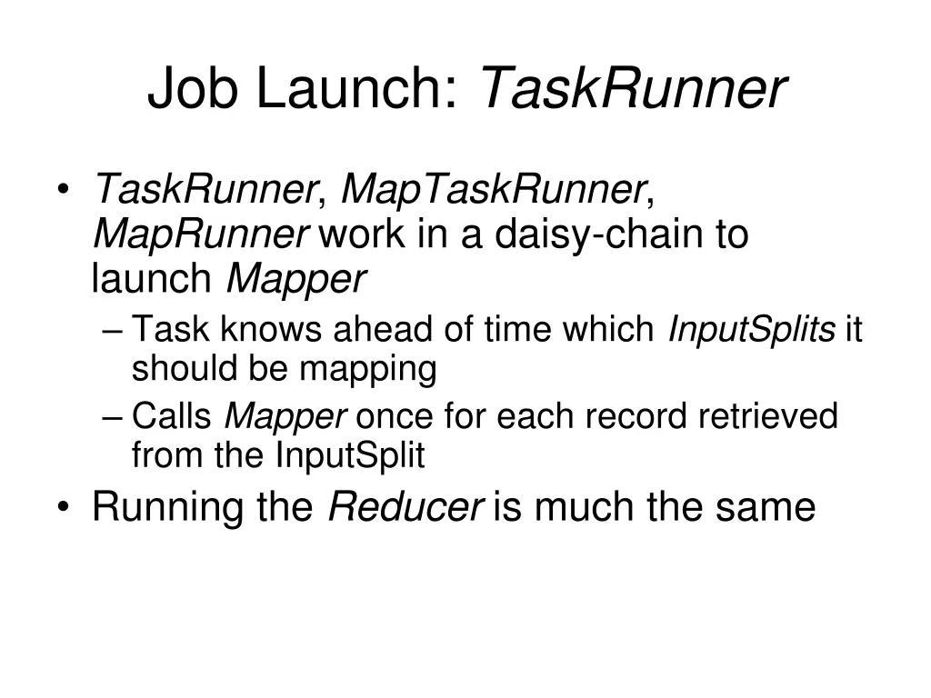 job launch taskrunner
