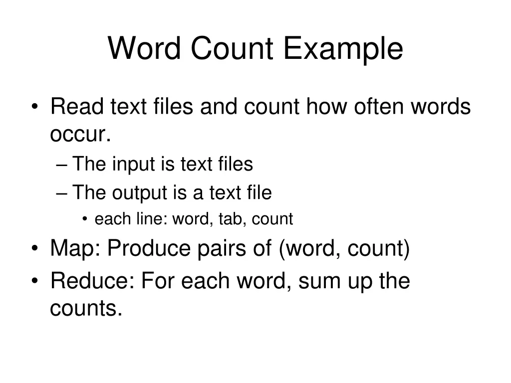word count example 1